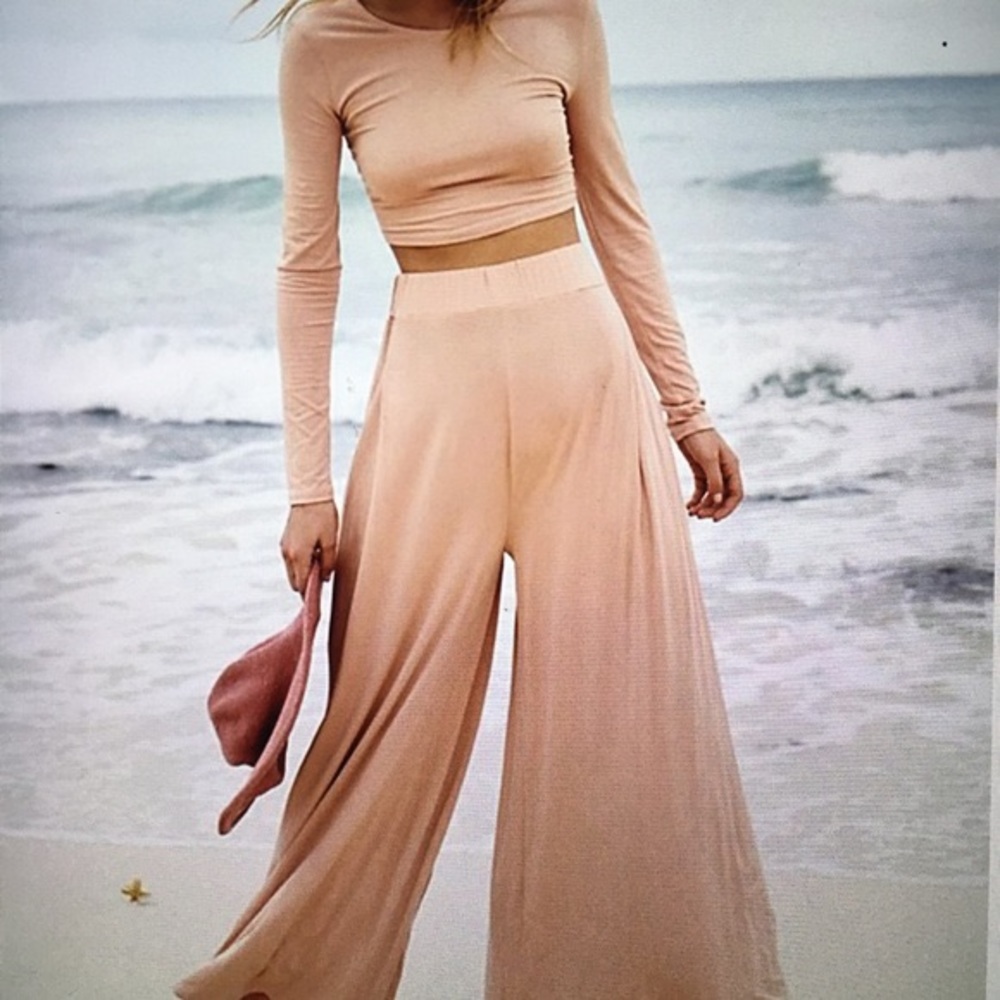 Free People Alia Set Blush
